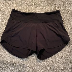 Lululemon Speed Up High Rise Lined Short 4” Inseam